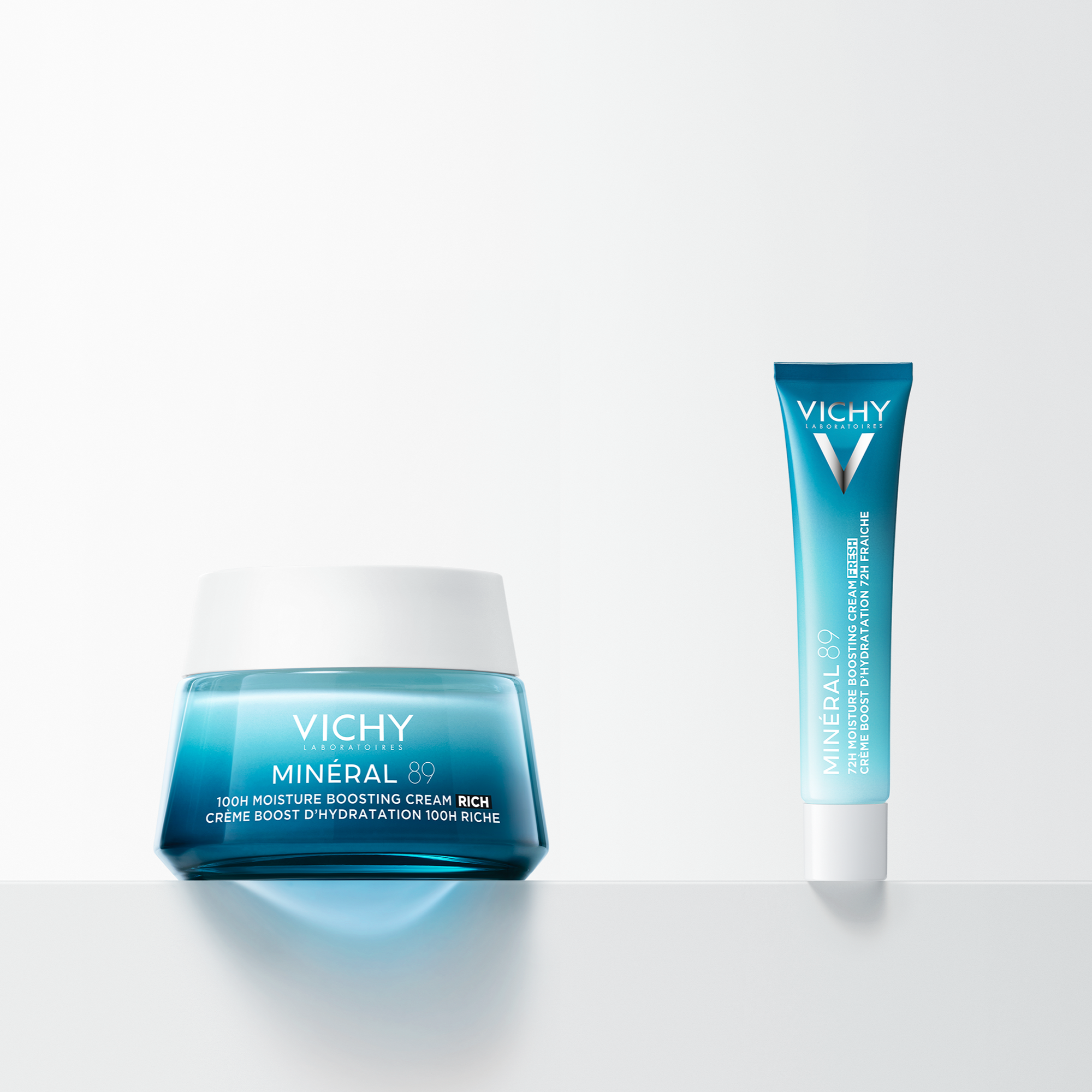 Vichy Minéral 89 - Crema Leggera Boost Idratazione 72H Per Tutti I Tipi Di Pelle 40 ml
