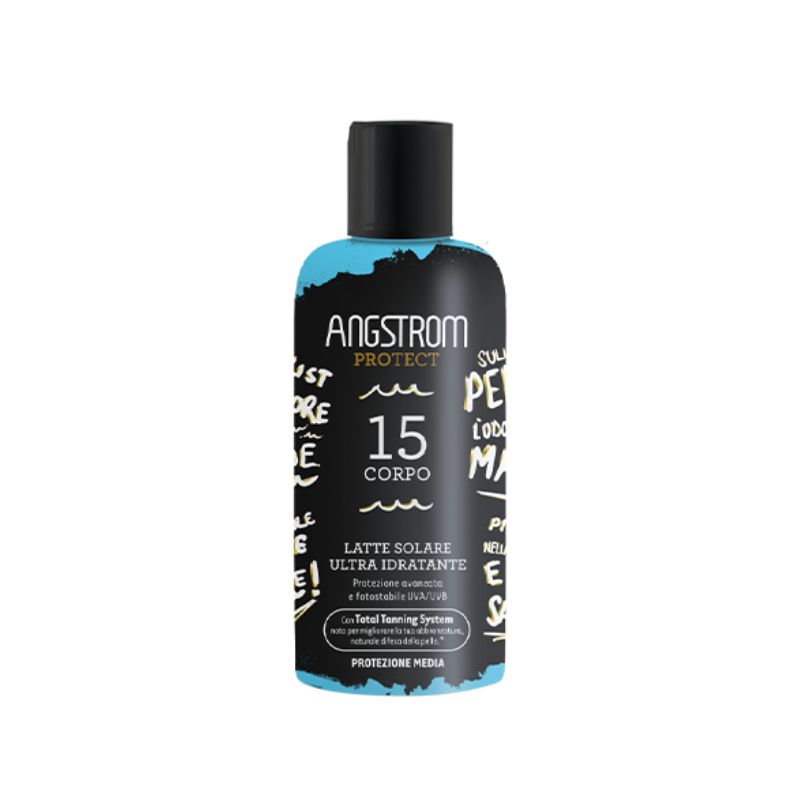 Angstrom Protect - Latte Solare Ultra Idratante SPF15 Corpo 200 ml