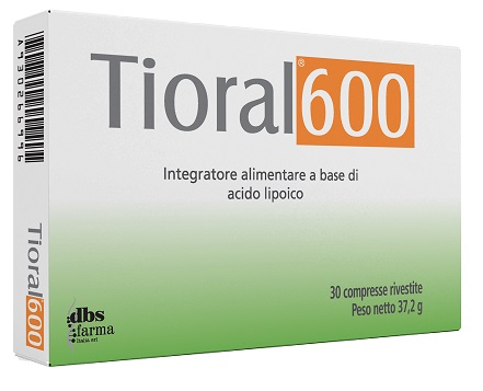 Tioral 600 Integratore Acido Alfa Lipoico 30 Compresse