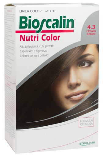 Bioscalin Nutri Color 4.3 Castano Dorato Trattamento Colorante