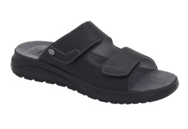 GABRIEL TUMBLED LEA M BLK 46