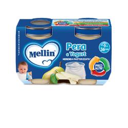 Mellin Merenda Yogurt Alla Pera 2x120 g