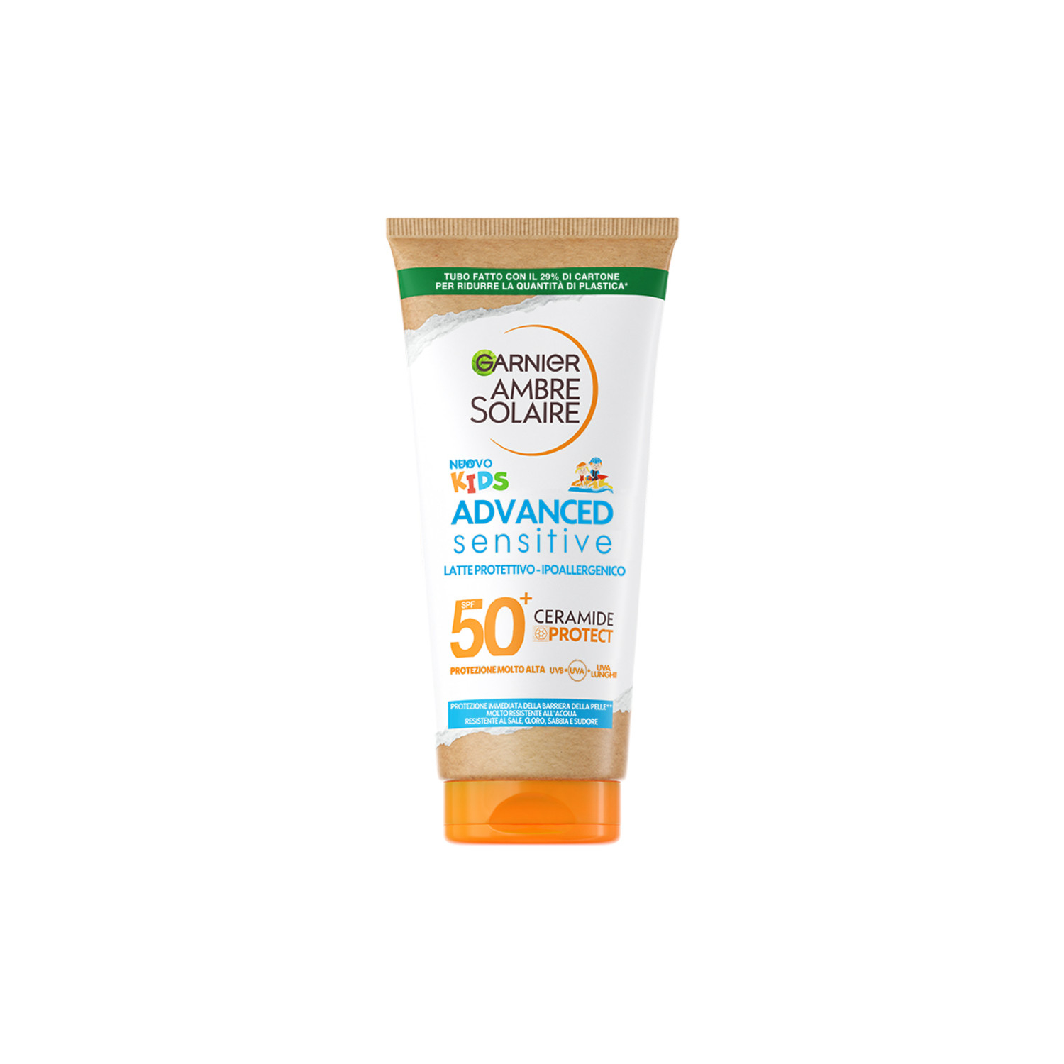 GARNIER AMBRE SOLAIR ADVANCED SENSITIVE KIDS LATTE SPF 50+ 175 ML