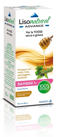Lisonatural Advance Bambini Sciroppo Tosse Secca e Grassa 180 g