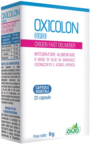 Oxicolon O.F.D Integratore Benessere Intestinale 20 Capsule