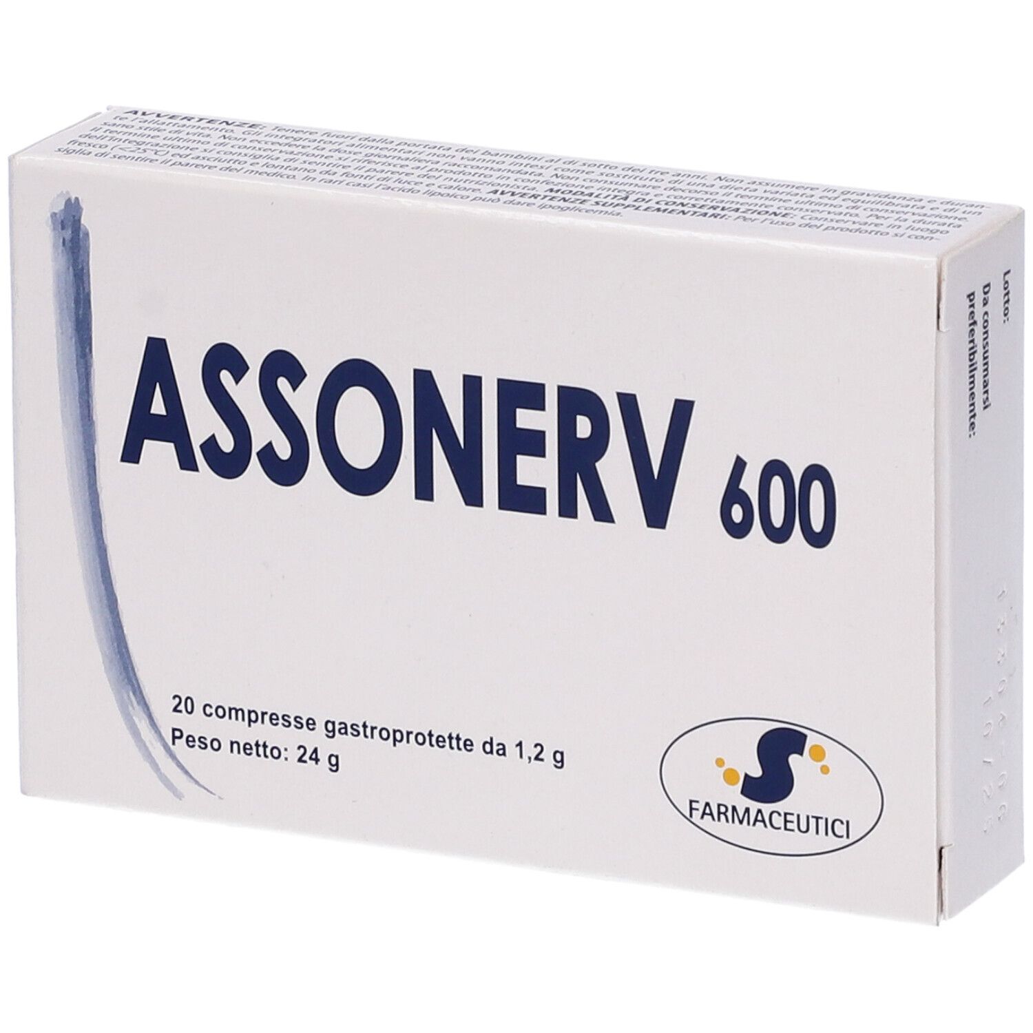 Assonerv 600 Integratore 20Compresse