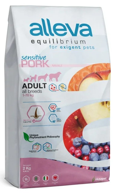 ALLEVA EQUILIBRIUM DOG SENSITIVE PORK ADULT ALL BREEDS KG 2 - P6009