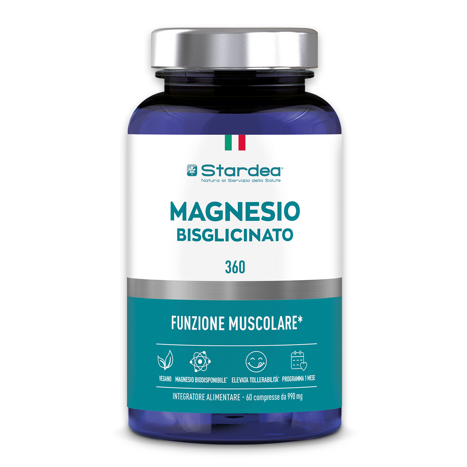 STARDEA MAGNESIO BISGLICINATO 360 - Compresse INTEGRATORE ALIMENTARE 