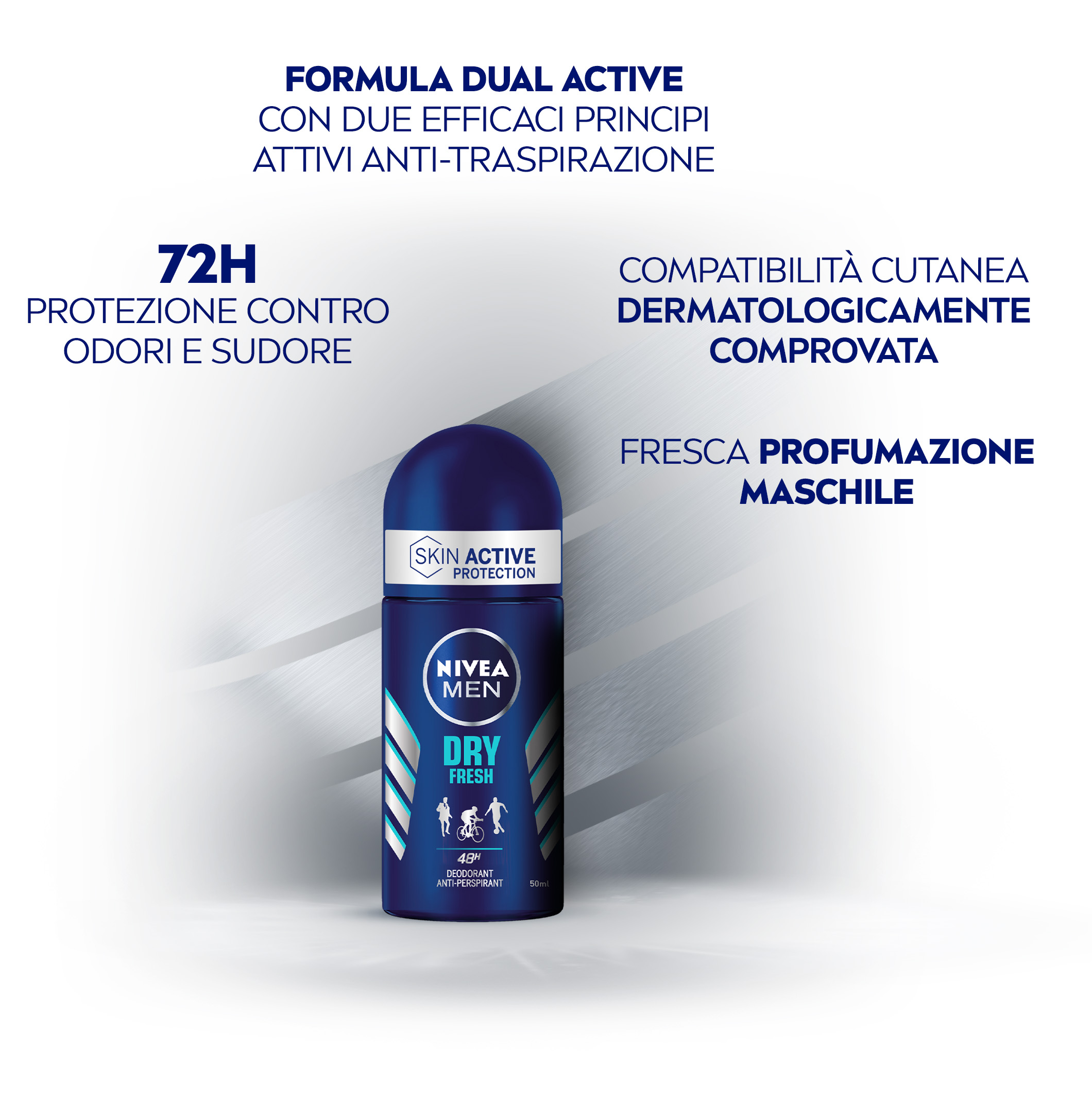 NIVEA DEO ROLL ON DRY LE ML