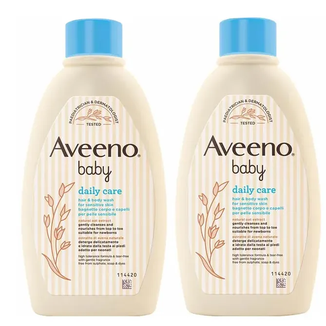 Aveeno Baby Daily Care Bagnetto Corpo E Capelli 2x250ml