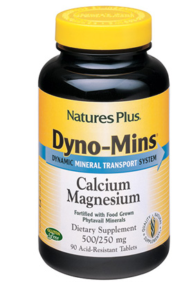 Nature's Plus Dyno Mins Calcio/Magnesio Integratore Sali Minerali 