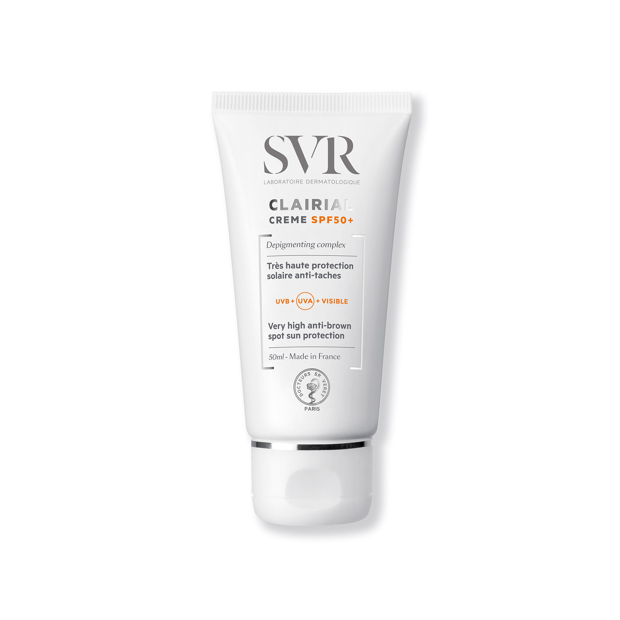 SVR Clairial Crema Solare Antimacchie SPF 50+ Protezione Viso 50 mL