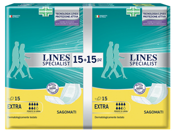 Lines Specialist Pannolone Incontinenza Sagomato Extra 30 Pezzi