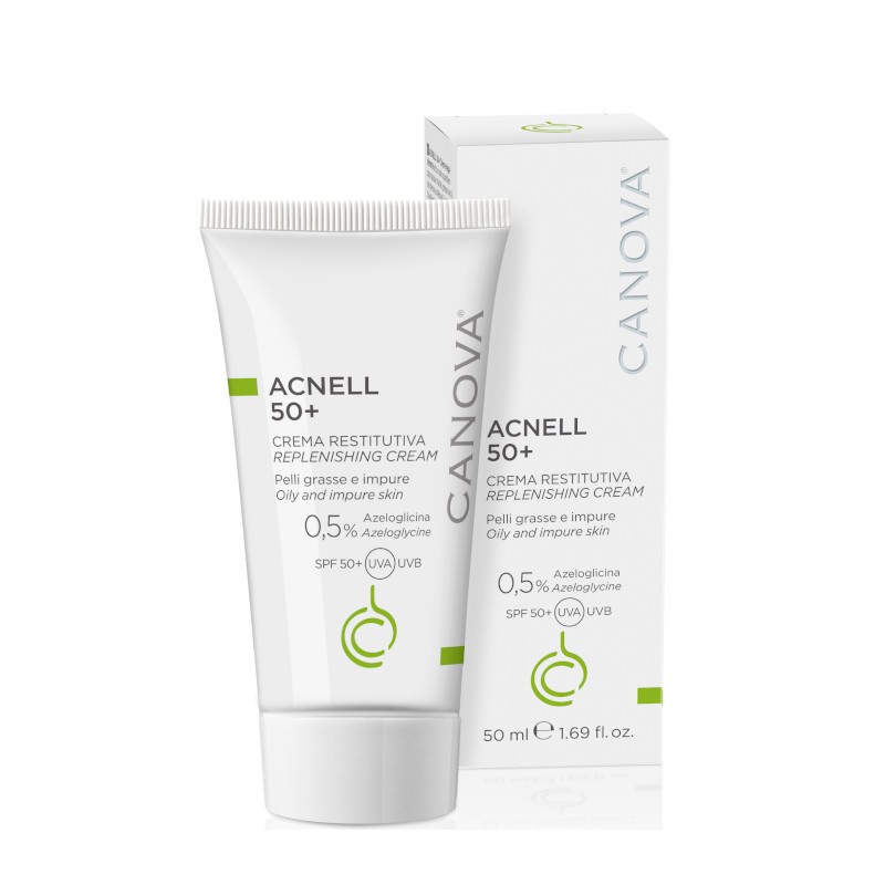 Canova Acnell Crema SPF 50+  Pelle Grassa 50 ml