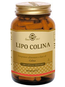 Solgar Lipo Colina Integratore di Colina 100 Capsule
