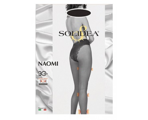 Solidea Naomi 30 DEN Collant Compressivo Modellante Colore Blu Taglia 1