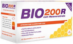 Bio 200R Integratore Naturale Pappa Reale 10 Flaconcini
