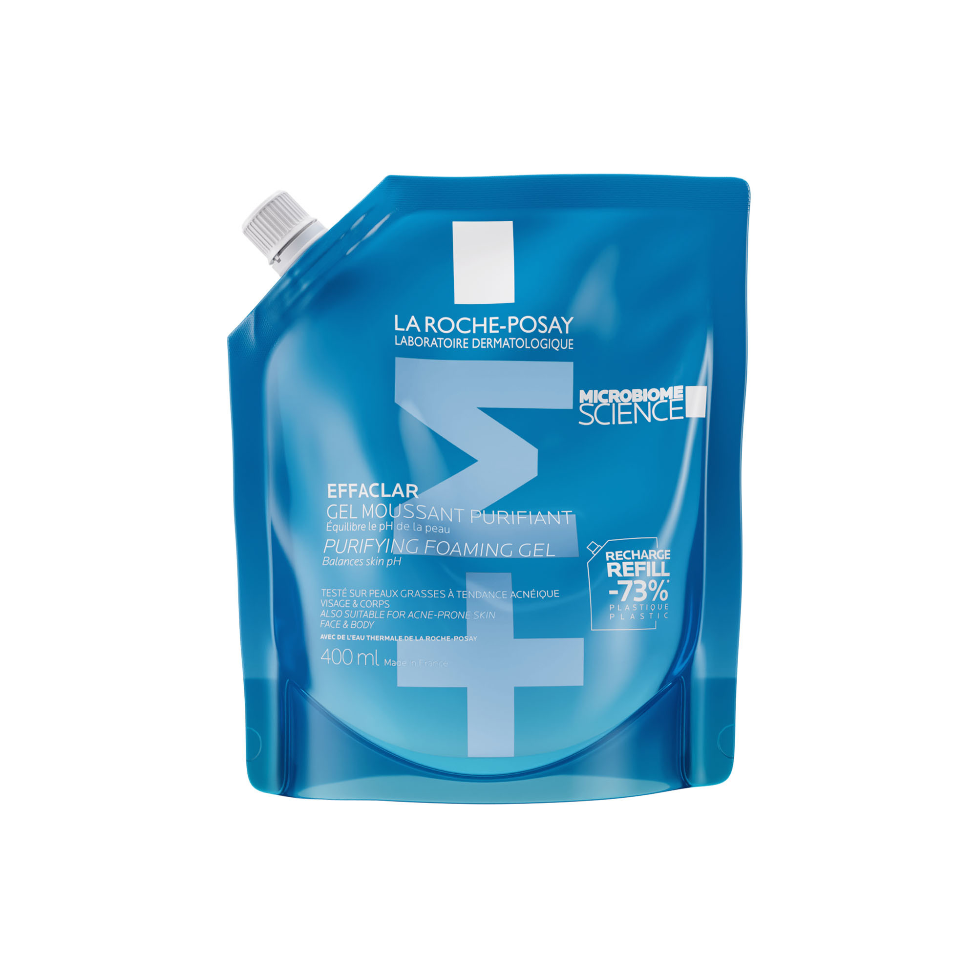 La Roche-Posay Effaclar - Gel Detergente Schiumogeno Ricarica 400 ml