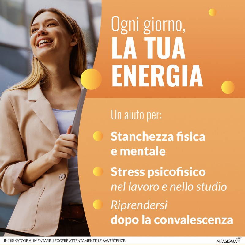 Carnidyn Plus Integratore Alimentare a base di Sali minerali, Carnitina, vitamine, per Stanchezza Mentale e Fisica, utile in caso di spossatezza, 18 Compresse Masticabili Senza Acqua da 3g, Gusto Agrumi
