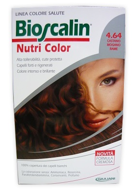 Bioscalin Nutri Color 4.64 Castano Mogano Rame Trattamento Colorante