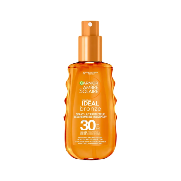 GARNIER AMBRE SOLAIR IDEAL BRONZE  LATTE SRAY SPF 30 150 ML