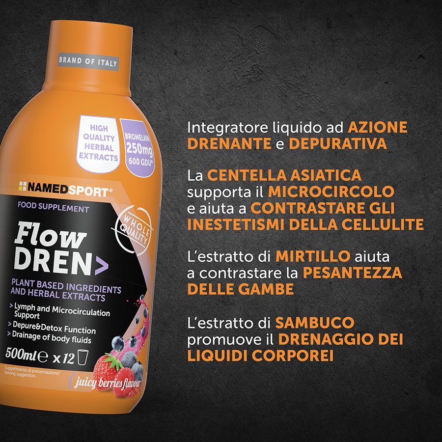 Named Sport FlowDREN 500 ml - Integratore Drenante
