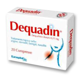 Dequadin 0,25mg Dequalinio Cloruro 20 Compresse