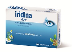 Iridina Due Collirio 0,05 % Nafazolina cloridrato 10 Flaconcini 0,5 ml