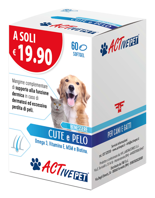 ACTIVE PET CUTE E PELO 60PRL