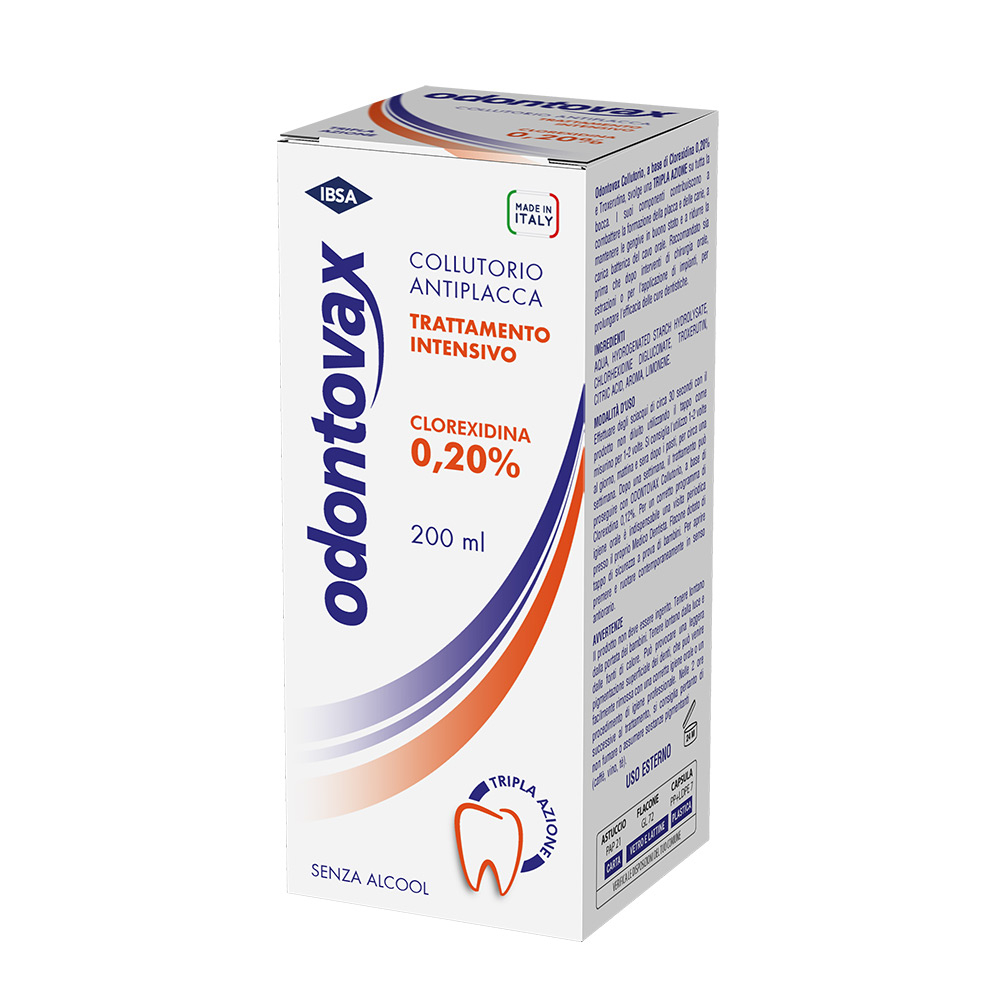 Odontovax Collutorio Clorexidina 0,20% Antiplacca 200 ml
