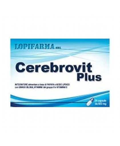 Cerebrovit Plus Integratore Alimentare 24 Capsule
