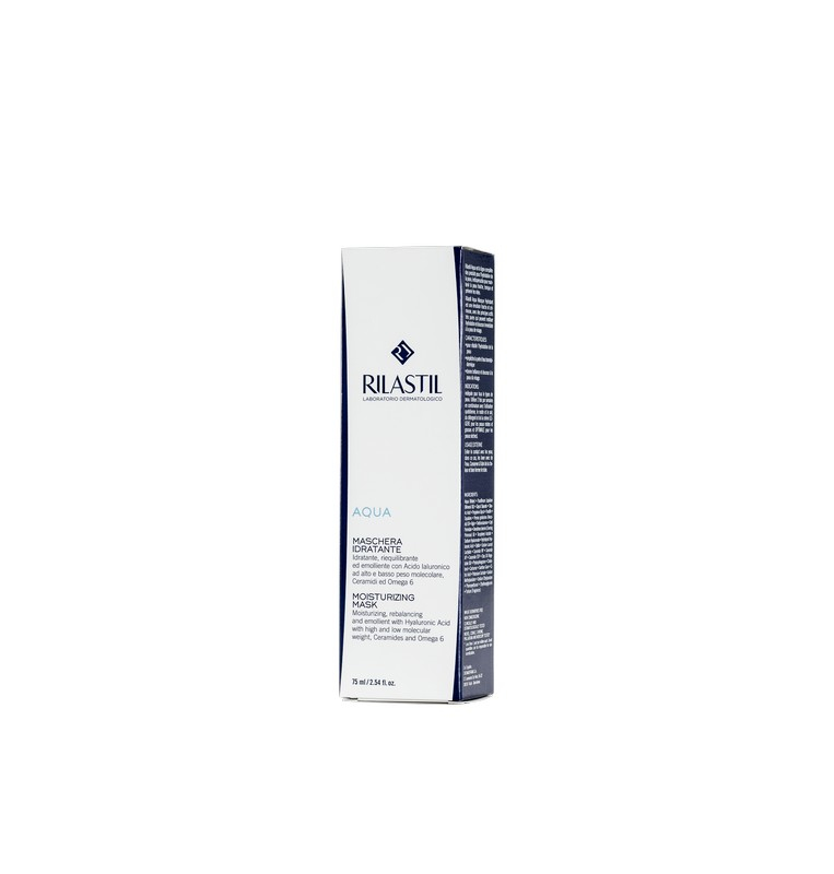 Rilastil Aqua - Maschera Idratante Emulsione Viso - 75 Ml