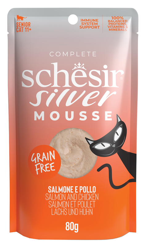 SCHESIR CAT SILV MOUSSE SALM