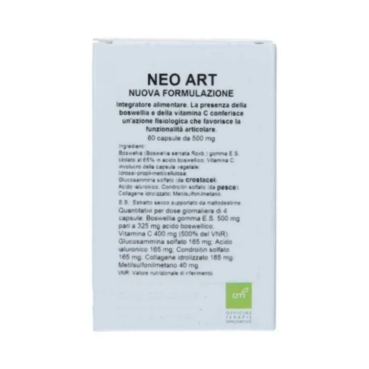 Oti Neo Art Nuova Formula Integratore 60 Capsule