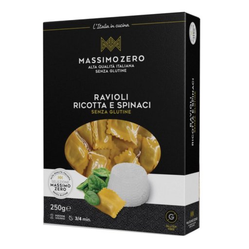 MASSIMO ZERO Ravioli Ricotta e Spinaci 250g