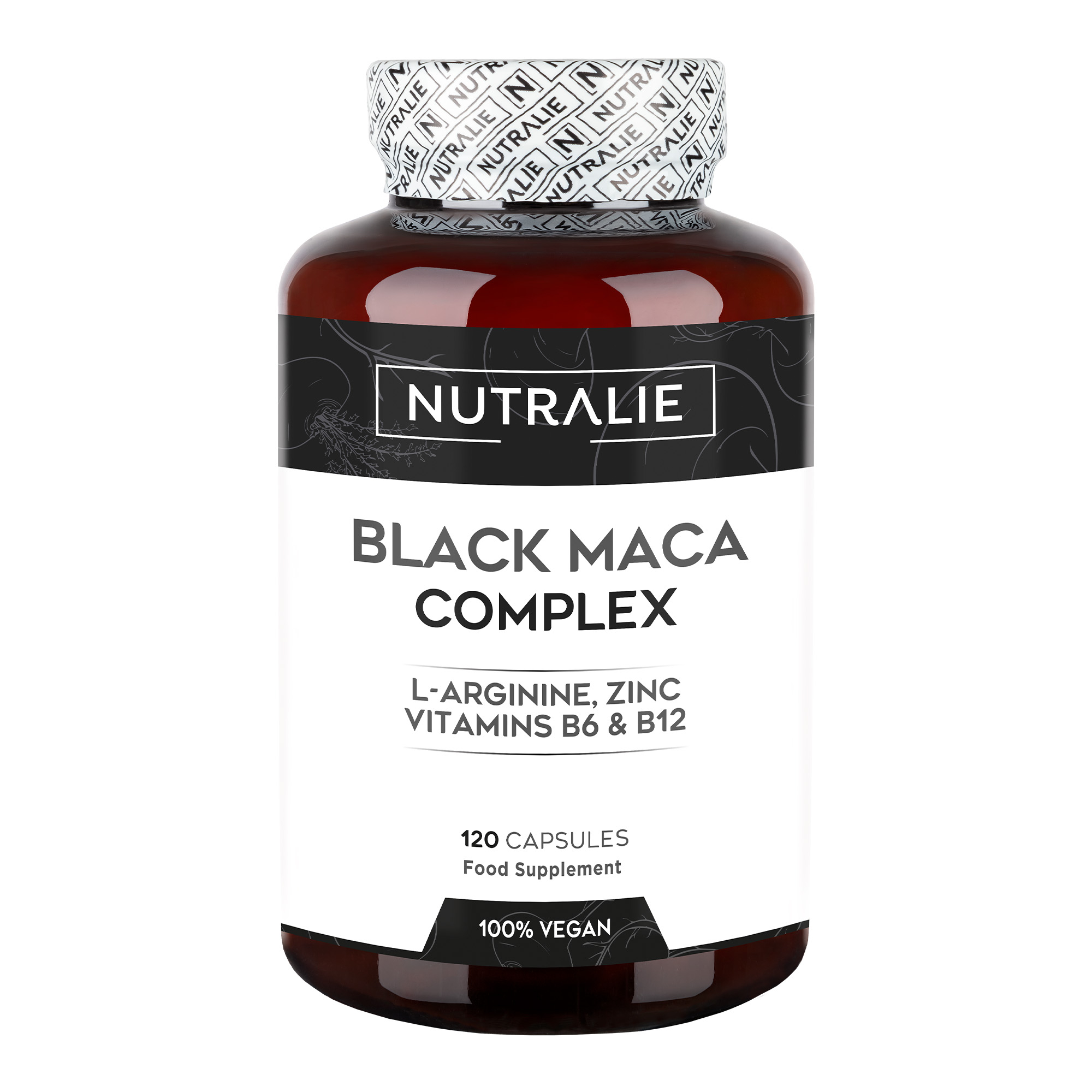 Nutralie Maca Nera Andina Complex 24.000 mg con B6 e B12 120 Capsule