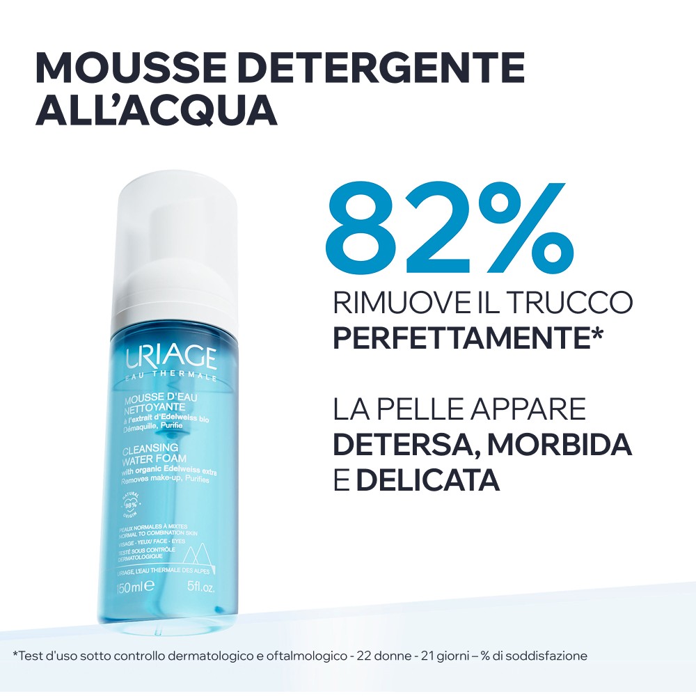 Uriage - Mousse Detergente Struccante Viso E Occhi 150 ml