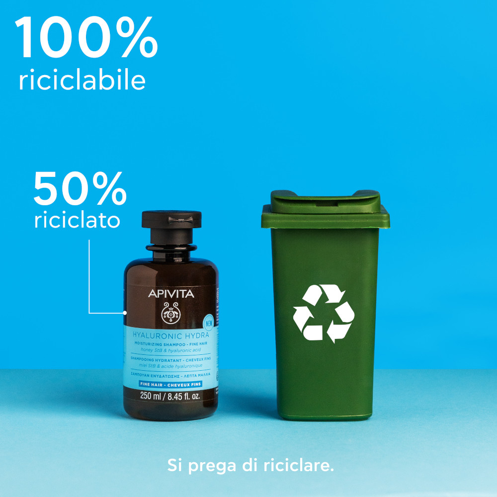 Apivita Shampoo Idratante - Capelli Fini