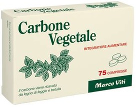 Marco Viti Carbone Vegetale Integratore Intestinale 40 Compresse