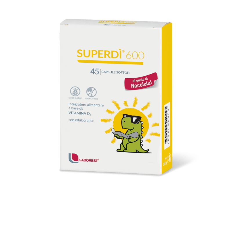 SuperDì 600 integratore per il metabolismo del calcio 45 cps