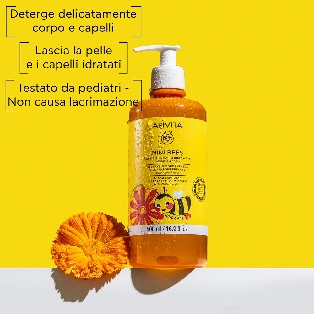 Apivita Detergente Corpo e Capelli Delicato Bimbi - 500ml
