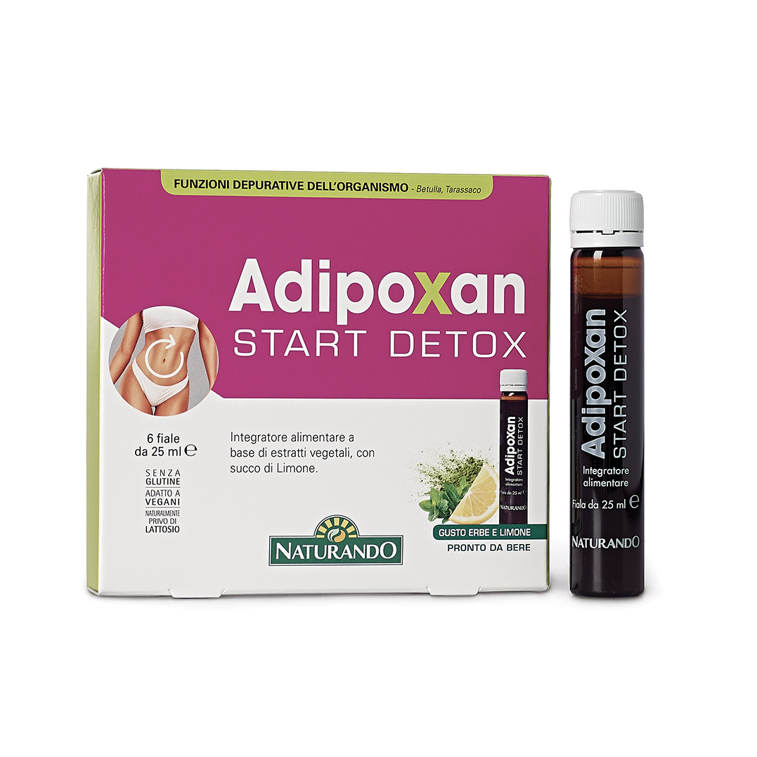 Adipoxan Start Detox integratore alimentare utile per il drenaggio 6 fiale