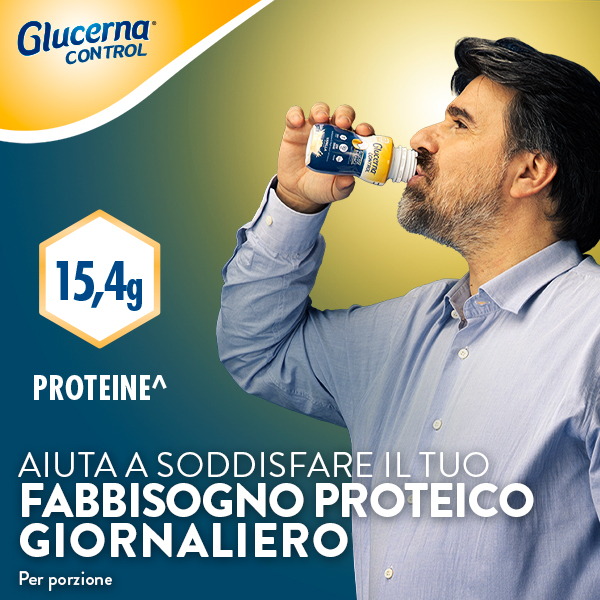 Glucerna Control, equilibrio glicemico, pasto sostitutivo per il controllo del peso, drink gusto vaniglia - 4x200ml