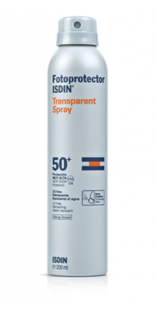 Fotoprotector Isdin Transparent Spray - Protezione solare 50+ - 250ml
