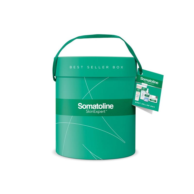 Somatoline SkinExpert - Cofanetto Mini Best Seller Face&Body, Trattamento Corpo e Viso  Snellente/Anti età, Sale Integrale Polisaccaridi Liftanti Acido Ialuronico 50 + 50 + 10 + 15ml