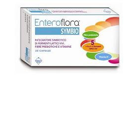 Enteroflora Symbio - Integratore per l'equilibrio della flora intestinale - 20 capsule