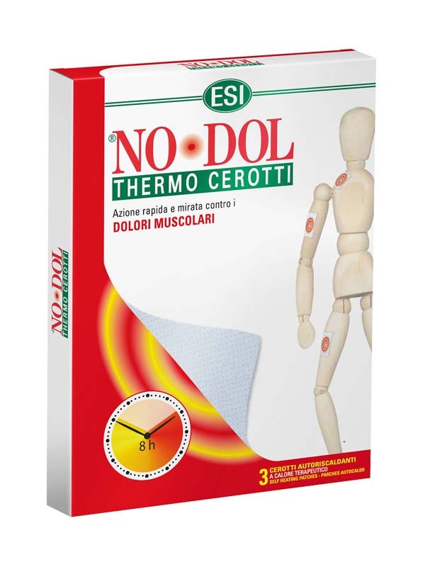 Esi No Dol Thermo Cerotti Autoriscaldanti Dolori Muscolari 3 Pezzi