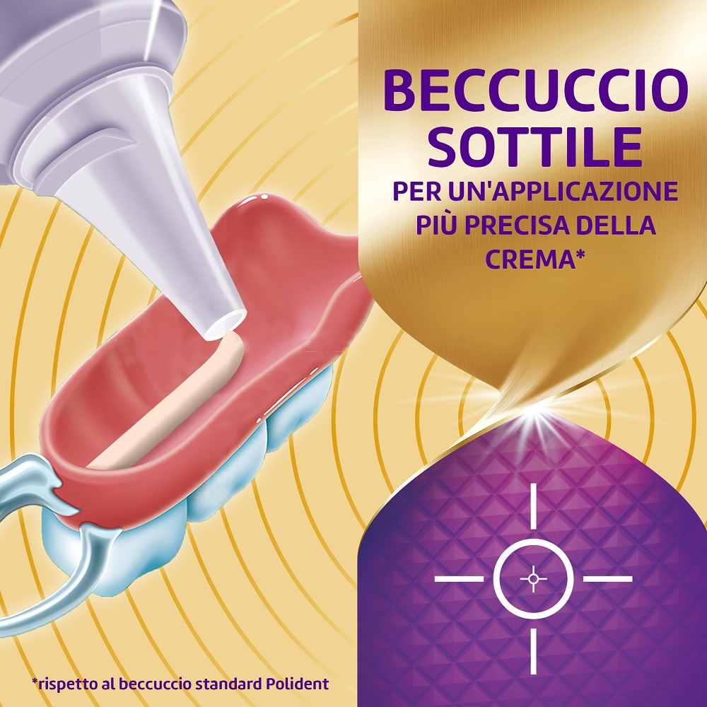 Polident Super Tenuta+Sigillante Sigillante per Protesi Dentale Gusto Neutro 40g