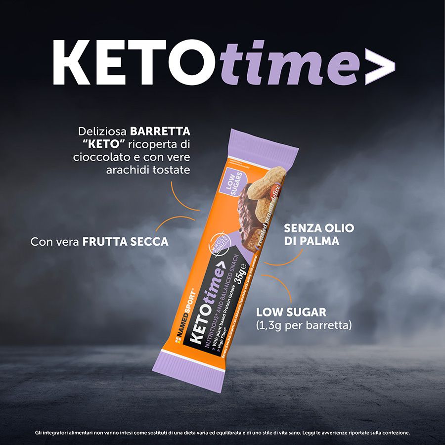 Named Sport Ketotime - Barretta Keto Gusto Roasted Peanut Delice 35 g