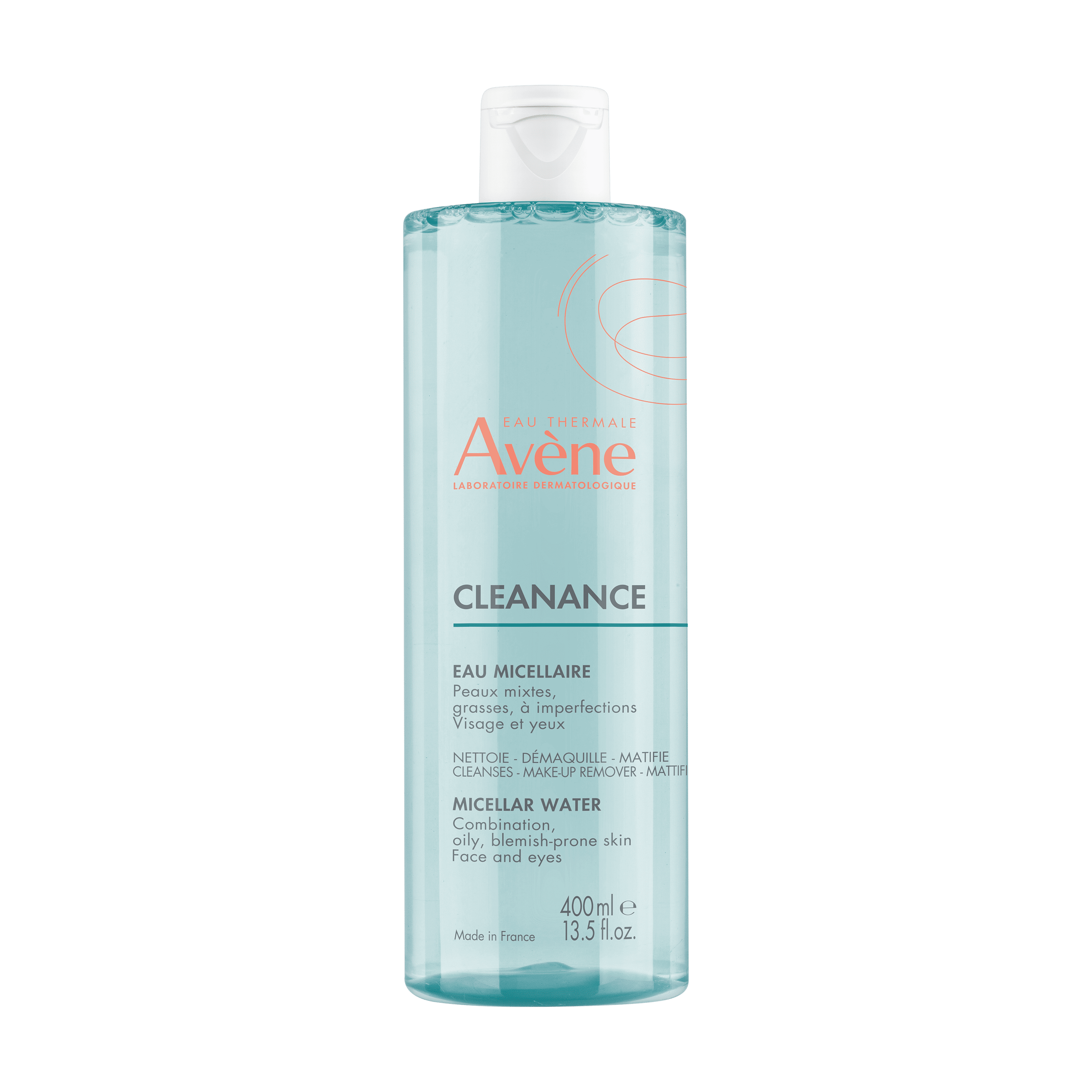 Eau Thermale Avène Cleanance Acqua Micellare Detergente Opacizzante, Pelle mista grassa a tendenza acneica, 400ml 